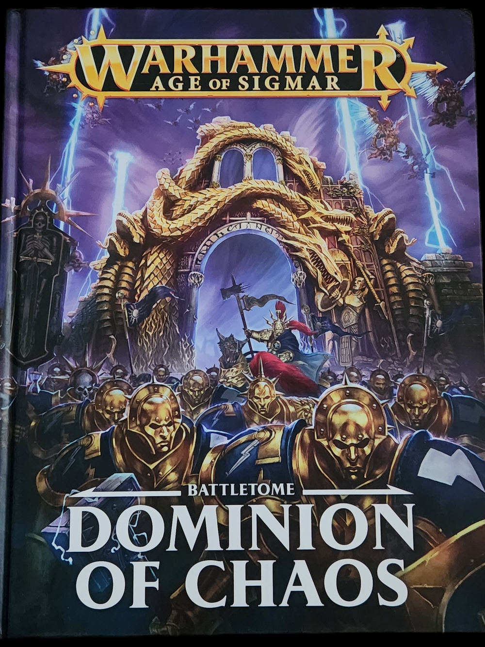 Warhammer Age of Sigmar Battletome - Dominion of Chaos (Gold & Purple)